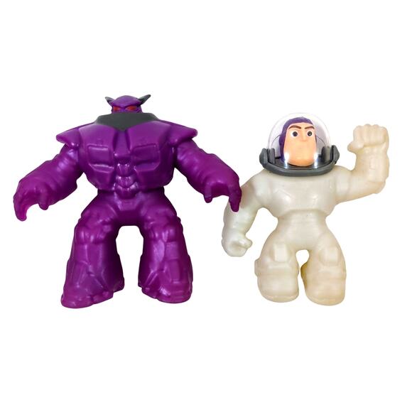 Toy Story Goo Jit Zu Action Figure Lot Buzz Lightyear & Zurg 5" Moose Toy Disney - Picture 1 of 2